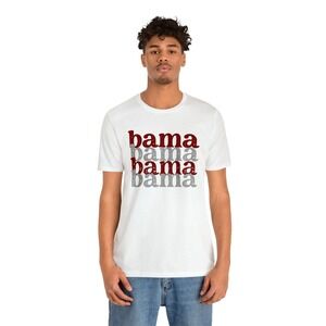 Bama Short Sleeve Tee, Bama Unisex T-shirt White